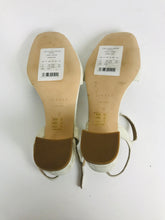 Load image into Gallery viewer, Jigsaw Women's Snakeskin Heeled Sandals NWT | UK4 | White