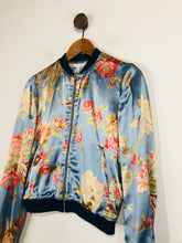 Load image into Gallery viewer, Zara Women's Floral Satin Bomber Jacket | S UK8 | Multicoloured