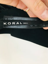 Load image into Gallery viewer, Koral Women’s Racer Back Sports Bra | UK8 S | Black