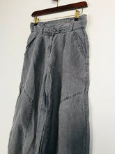 Load image into Gallery viewer, Poetry Women's Linen Cargo Casual Trousers | UK8 | Grey