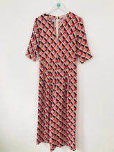 Load image into Gallery viewer, Traffic People Women’s Patterned Wide Leg Jumpsuit | UK8 | Red