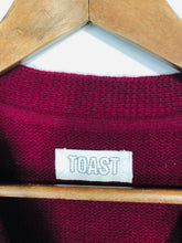 Load image into Gallery viewer, Toast Women's Merino Wool Cardigan | XL UK16 | Red