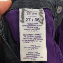 Load image into Gallery viewer, Victoria Beckham dVb Womens Flare Jeans | 27 UK8 | Blue