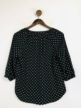 Load image into Gallery viewer, Ralph Lauren Women's Polka Dot Blouse | S UK8 | Black