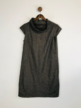 Load image into Gallery viewer, Hobbs Women's Roll Neck Shift Dress | UK12 | Brown