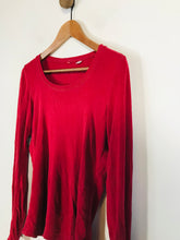 Load image into Gallery viewer, Uniqlo Women's Cotton Long Sleeve T-Shirt | XS UK6-8 | Red