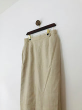 Load image into Gallery viewer, Viyella Women's Pencil Skirt | UK16 | Beige