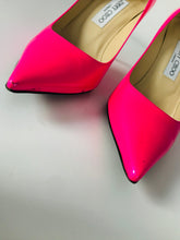 Load image into Gallery viewer, Jimmy Choo Women’s Neon Court Stiletto Heels | UK5.5 EU38.5 | Pink