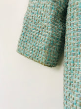 Load image into Gallery viewer, Jean Muir Women's Tweed Overcoat | UK12 | Blue