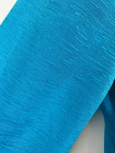 Load image into Gallery viewer, Guyu Women's Floral Embroidery Satin Blazer Jacket | UK16 | Blue