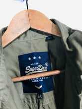 Load image into Gallery viewer, Superdry Women's Embroidered Military Button-Up Shirt | M UK10-12 | Green