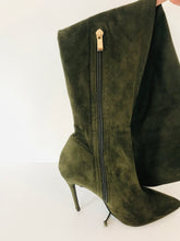 Load image into Gallery viewer, 4Th & Reckless Women’s Over Knee Thigh Stiletto Boots | UK5 | Green