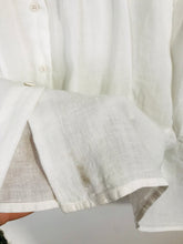 Load image into Gallery viewer, Elemente Clemente Women's Linen Shirt Dress | 4 UK16-18 | White