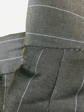 Load image into Gallery viewer, Zara Women's Striped Smart Trousers | EU40 UK12 | Blue