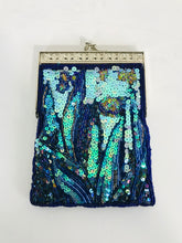 Load image into Gallery viewer, Unze Women's Sequin Clutch Bag | OS | Blue