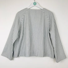 Load image into Gallery viewer, Toast Womens Striped Blazer | UK 14 | White
