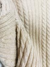 Load image into Gallery viewer, Denner Women's Cashmere Ribbed Jumper | S/M | Beige
