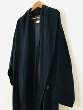Load image into Gallery viewer, Sara Sturgeon Women's Wool Long Overcoat | 2 M | Blue
