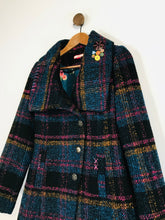 Load image into Gallery viewer, Joe Browns Women's Plaid Overcoat Coat | UK8 | Multicoloured