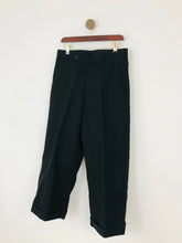 Load image into Gallery viewer, Margaret Howell Women’s High Waisted Wide Leg Trousers | UK12 | Black