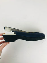 Load image into Gallery viewer, Andre Assous Women's Suede Slingback Sandals | US7.5 UK5.5 | Blue