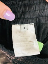 Load image into Gallery viewer, Sandro Women's Striped Slim Suit Trousers | 2 UK10 | Black