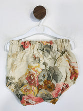 Load image into Gallery viewer, Buttoned & Braced Kid's Floral Hot Pants Shorts | 12-18 Months | Multicoloured