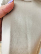 Load image into Gallery viewer, Nicole Miller Women's Satin V-Neck Sheath Dress | UK8 | Beige