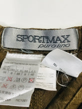 Load image into Gallery viewer, Sportmax Women's Linen Boho Midi Skirt | UK8 | Brown