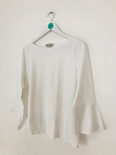 Load image into Gallery viewer, Hobbs Women’s Long Sleeve Bell T-Shirt | M | White