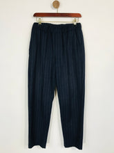 Load image into Gallery viewer, Toast Women's Wool Striped Casual Trousers | UK8 | Blue