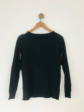 Load image into Gallery viewer, Mint Velvet Women’s Striped Contrast Jumper | UK8 | Black