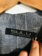 Load image into Gallery viewer, Sulu Women's Linen Button Blouse | EU40 UK12 | Blue