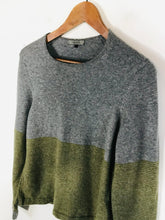 Load image into Gallery viewer, Jaeger Women's Cashmere Colour Block Knit Top Jumper | L UK14 | Multicoloured