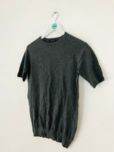 Load image into Gallery viewer, Zara Knit Women’s Short Sleeve Top | M UK12-14 | Grey