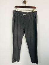 Load image into Gallery viewer, Thought Women's Cotton Crop Casual Trousers | UK12 | Grey