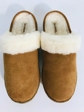 Load image into Gallery viewer, Sorel Women's Suede Faux Fur Slider Slippers | 43 UK10 | Brown