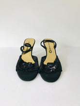 Load image into Gallery viewer, Martini Osvaldo Women's Lace Strappy Heels | 39.5 UK6.5 | Black