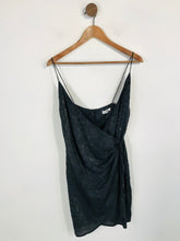 Load image into Gallery viewer, Topshop Women's Snakeskin Wrap Tank Top | UK10 | Black
