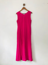 Load image into Gallery viewer, Country Casuals Women's Silk Embroidered Maxi Dress NWT | UK12 | Pink