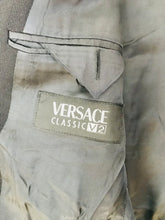 Load image into Gallery viewer, Versace Classic V2 Men’s Wool Blazer Suit Jacket | 44 L | Black