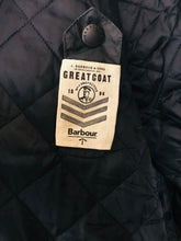 Load image into Gallery viewer, Barbour Men's Greatcoat Hunting Raincoat Jacket | L | Blue