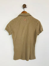 Load image into Gallery viewer, Joules Women's Cotton Striped Polo Shirt | UK10 | Brown