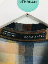 Load image into Gallery viewer, Zara Womens Shirt With Skirt Mini Dress | XS UK6-8 | Black and navy