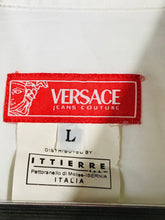 Load image into Gallery viewer, Versace Men's Button-Up Shirt | L | White