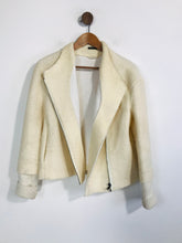 Load image into Gallery viewer, Sisley Women's Wool Bomber Jacket | UK8 | Beige