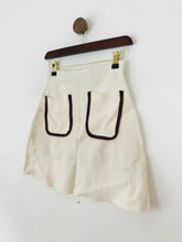 Load image into Gallery viewer, Zara Women's Knit Mini A-Line Skirt | S UK8 | White