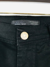Load image into Gallery viewer, Zara Man Men's Cotton Chinos Trousers | EU40 31 | Black