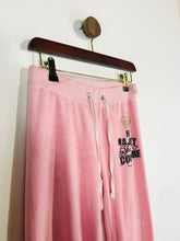 Load image into Gallery viewer, Juicy Couture Women's Cotton Embroidered Tracksuit Bottoms Joggers | L UK14 | Pink