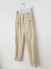 Load image into Gallery viewer, Reiss Women’s Relaxed Fit Tapered Trousers | UK6 | Cream Beige